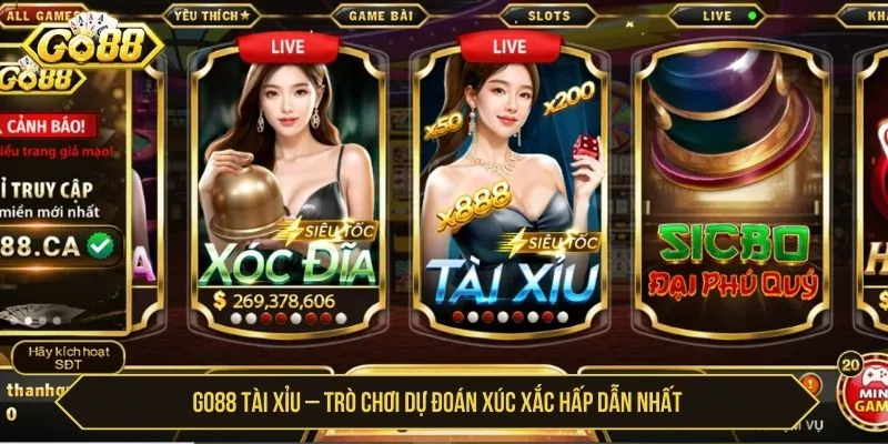GO88 Tài Xỉu - Luật Chơi, Cách Cược Và Kinh Nghiệm GO88 Tài Xỉu là trò chơi dự đoán kết quả xúc xắc
