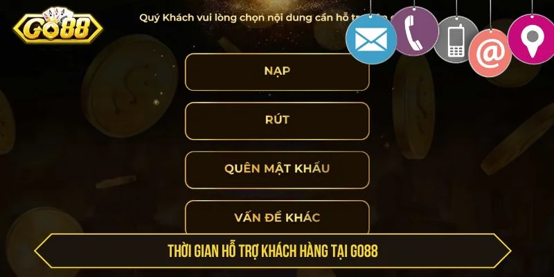 GO88 tiếp nhận và phản hồi yêu cầu hỗ trợ của người chơi
